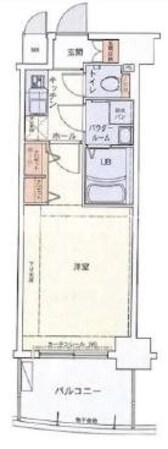 サムティ中之島WESTの物件間取画像